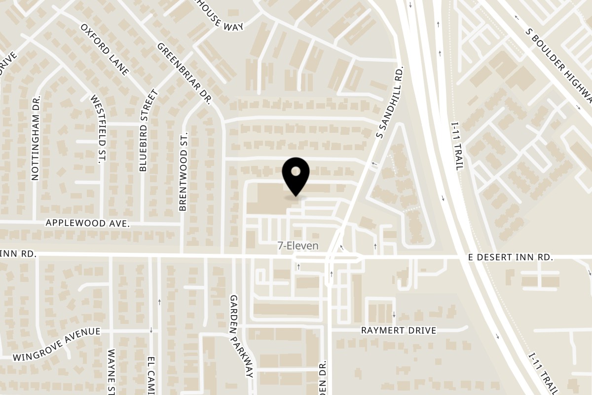 Map showing the location of La Flor de Michoacan E Desert Inn Rd on 3760 E Desert Inn Rd in Las Vegas
