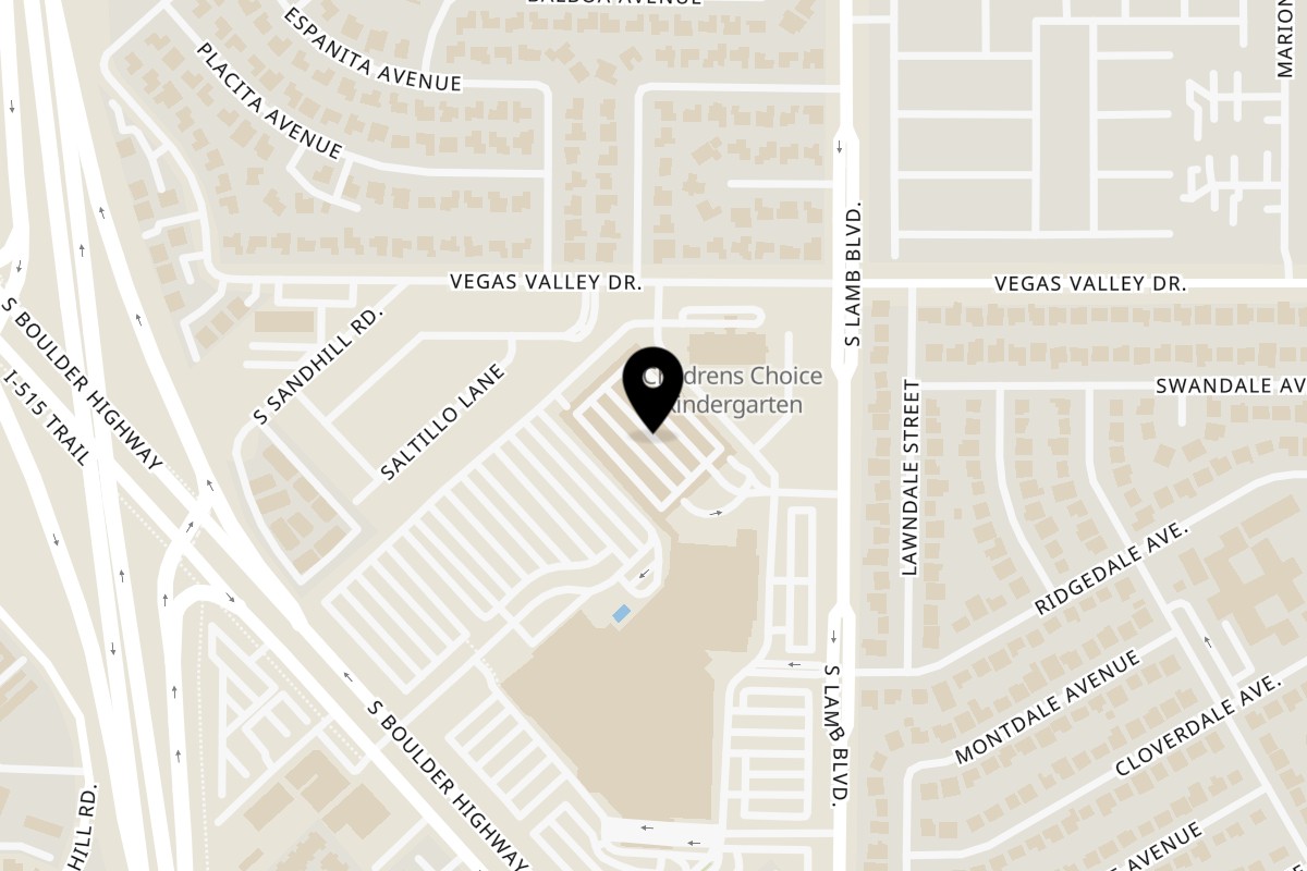 Map showing the location of La Flor de Michoacan Boulder Hwy on 4111 Boulder Hwy in Las Vegas