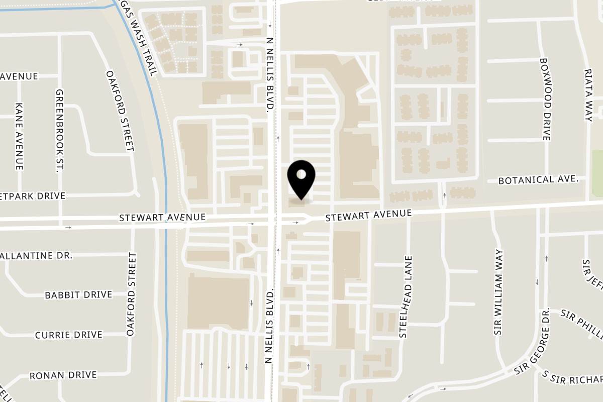 Map showing the location of La Flor de Michoacan N Nellis Blvd on 400 N Nellis Blvd j1 in Las Vegas